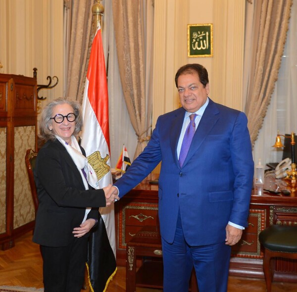 مع سفيرة البرتغال بمجلس النواب