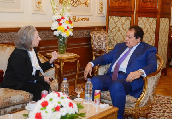 مع سفيرة البرتغال بمجلس النواب2